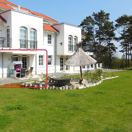 3 Zimmer Ferienwohnung Haus Meeresblick Mit Meerblick A005 Mit Suedterrasse Und Strandkorb 巴贝 外观 照片